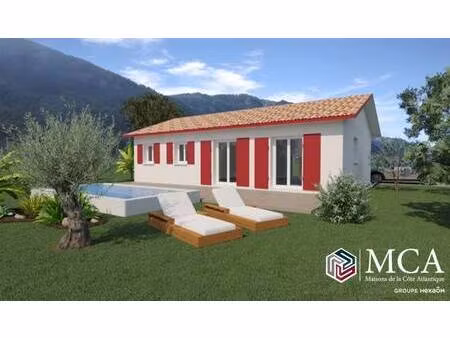 terrain avec maison neuve à vendre