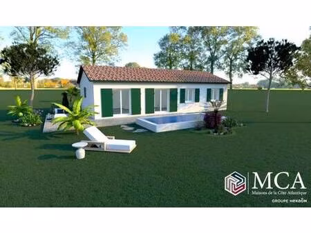 terrain avec maison neuve à vendre