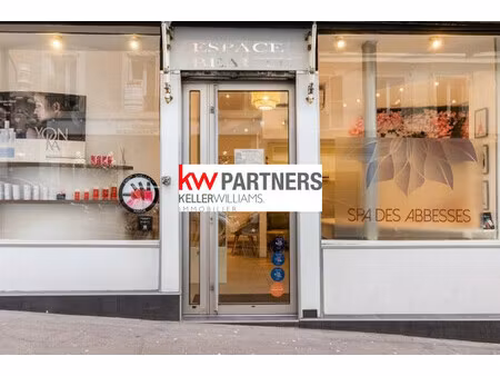 cession fonds de commerce institut de beauté - pigalle / abbesses