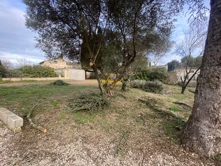 terrain constructible de 500 m2 sur la commune d'entre vign