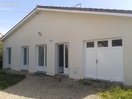 saint yrieix - puygardin  5 min ouest angoulême - maison f4 de plain pied  jardin