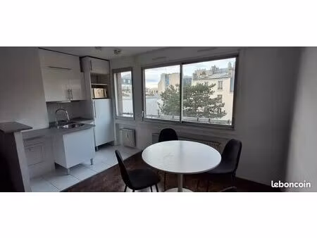 studio 33m² calme sur jardin - parmentier/oberkampf - meublé