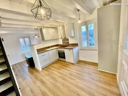 appartement t2 duplex meublé + parkings près du lac