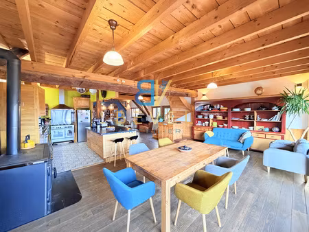 (73) jarrier - joli & rare chalet - 3 logements - vue impren