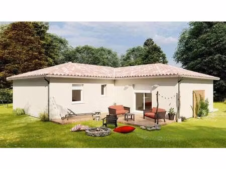 terrain avec maison neuve à vendre