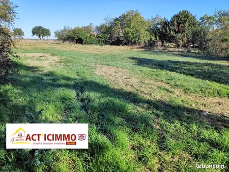 terrain 1 000 m² cintegabelle