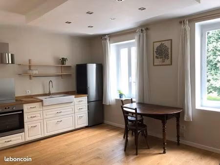 appartement 3 pièces meublé avec jardin