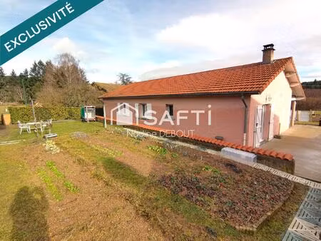 maison de plain pied au calme avec beau terrain !