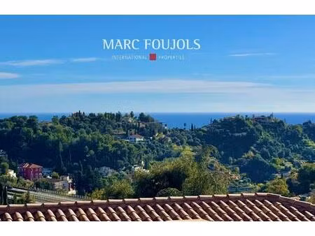 3 pièces neuf avec vue mer  balcon et parking  situé sur les hauteurs de menton