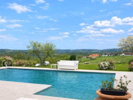 cambo les bains - maison renovee piscine vue montagnes