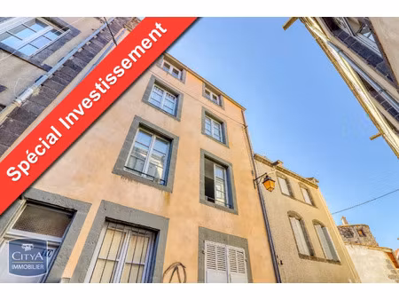 appartement à vendre 1 pièce 24 m² - riom (63) - 37 000€
