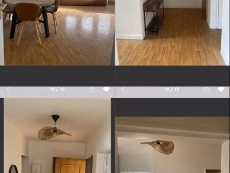 t3 asnieres sur seine centre mairie full équipé