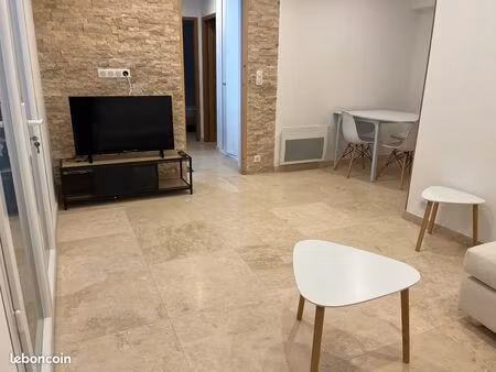 appartement meublé  rénové avec jardinet et terrasse