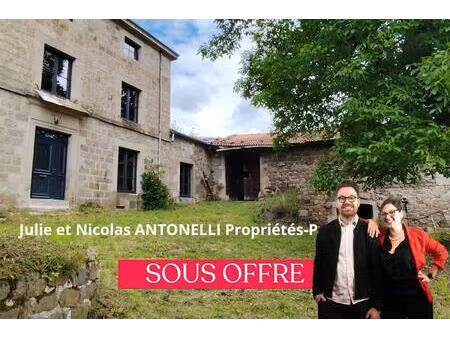 entre dunières 43220 et saint romain lachalm 43620 maison de maitre environ 230m² habitabl