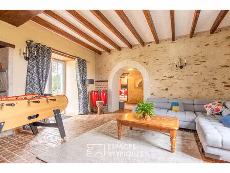 maison de campagne dans un cadre bucolique