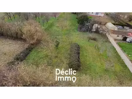 vente terrain la brousse 17160 - - surface privée