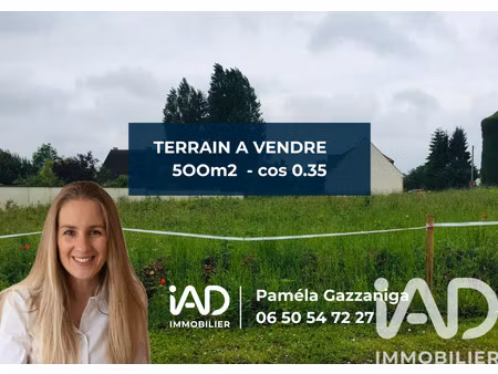 vente terrain à bâtir 500 m²