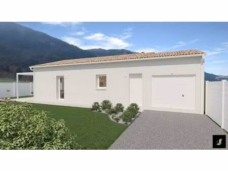 terrain avec maison neuve à vendre