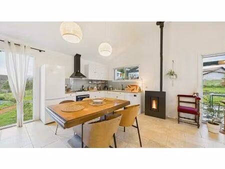 maison ossature bois + atelier de 38 m² indépendant - au calme