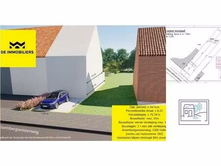 terrain à bâtir à vendre à alsembergsesteenweg 182 hal (rbv15769)