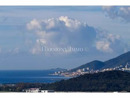 joli terrain avec une belle vue mer proche bastelicaccia