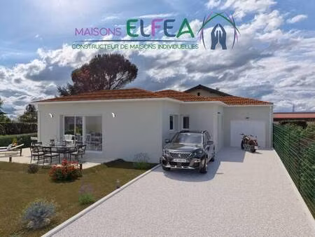 terrain avec maison neuve à vendre