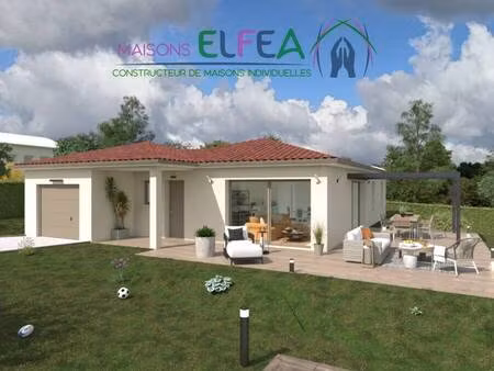 terrain avec maison neuve à vendre