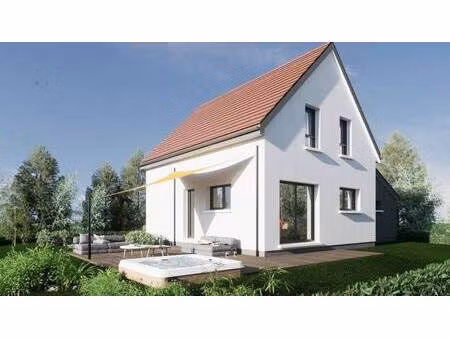 terrain avec maison neuve à vendre