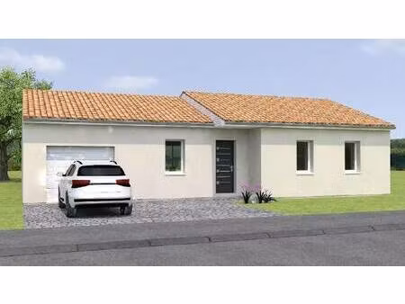 terrain avec maison neuve à vendre