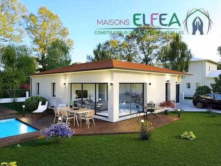 terrain avec maison neuve à vendre