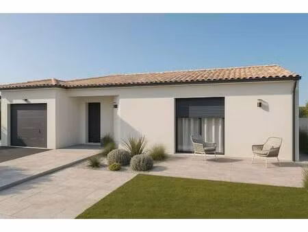 terrain avec maison neuve à vendre