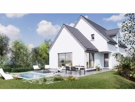 terrain avec maison neuve à vendre