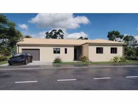 terrain avec maison neuve à vendre