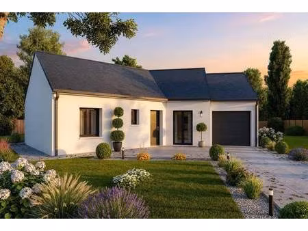 terrain avec maison neuve à vendre