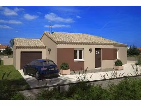 terrain avec maison neuve à vendre