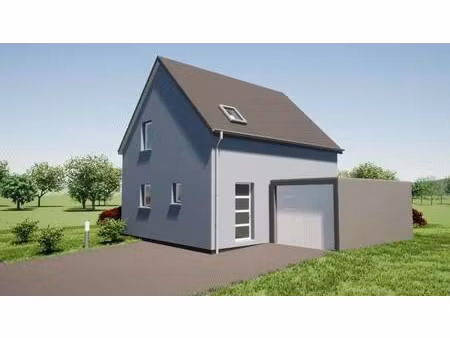 terrain avec maison neuve à vendre