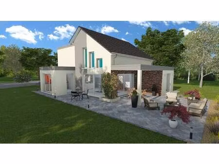 terrain avec maison neuve à vendre