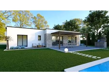 terrain avec maison neuve à vendre
