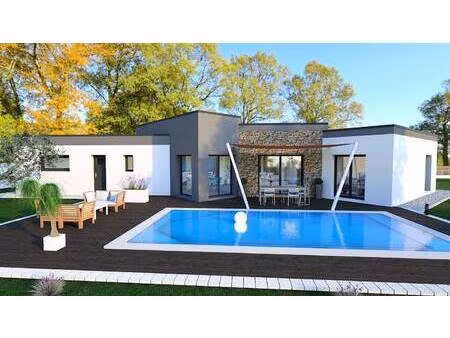 terrain avec maison neuve à vendre