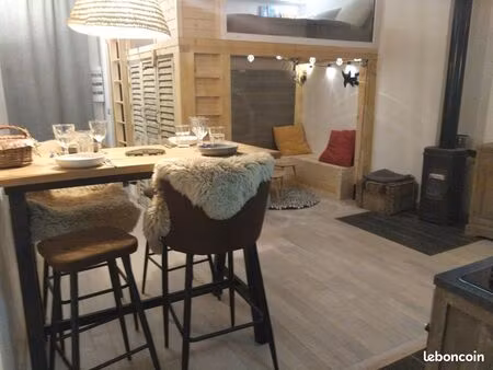 chaleureux petit appartement de 4 couchages + terrasse 30m2