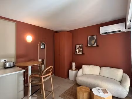 location t1 meublé avec jardin