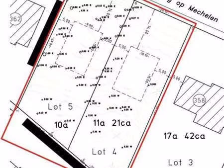 deux magnifiques terrains à bâtir