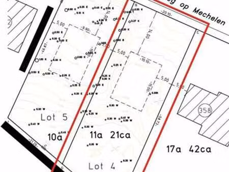 magnifique terrain à bâtir
