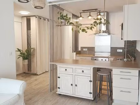 appartement 2/3 pièces traversant environ 50 m2 au calme absolu entre mer et forêt - 26500