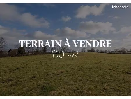 terrain constructible à vendre - 960 m²