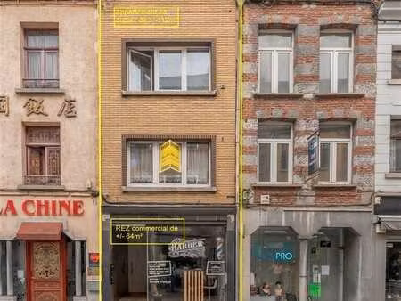 immeuble de rapport rez commercial + appartement en duplex -