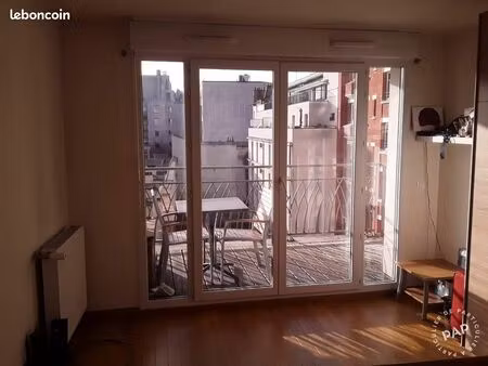 location meublée studio 25 m² avec balcon