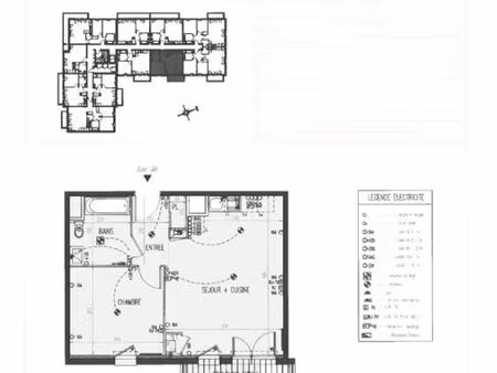 appartement 2 pièces 43 m²
