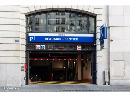 parking réaumur sentier - paris