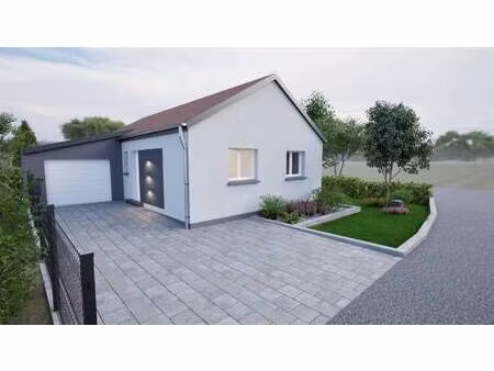 terrain avec maison neuve à vendre